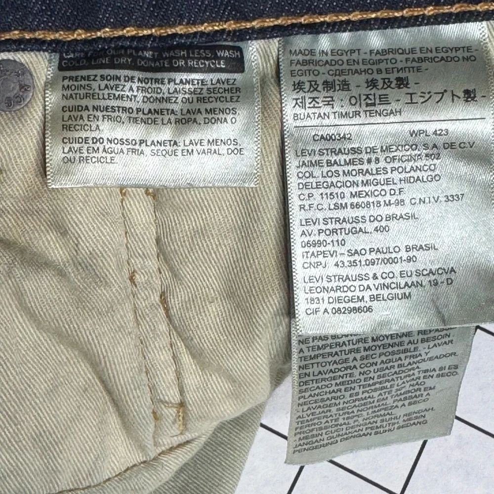 Levi's 541 Athletic Fit Mens Jeans W34 L34 Dark Wash Denim‎ Casual Everyday
